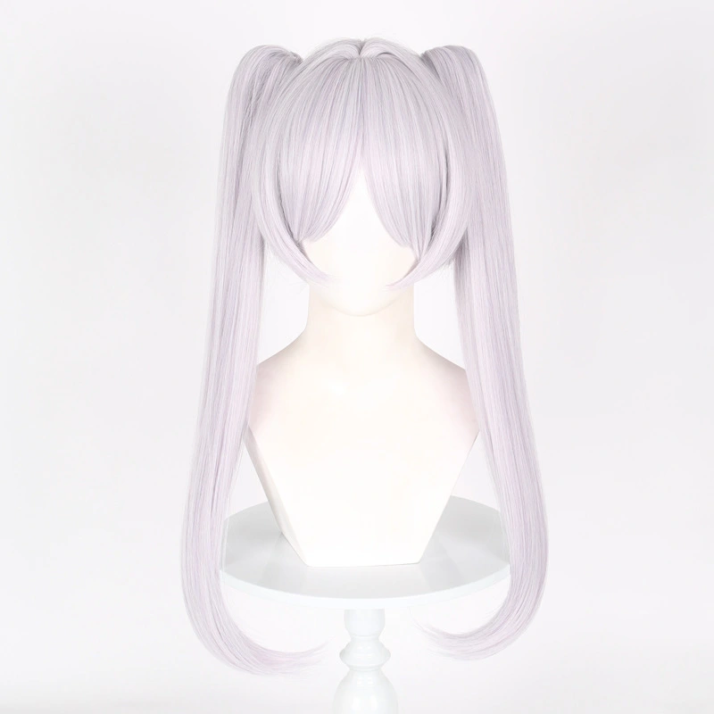 Frieren Beyond Journey`s End Frieren Cosplay Wig Elf Ears Sousou no Frieren Silver Hair Takerlama