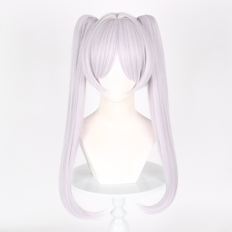 Frieren Beyond Journey`s End Frieren Cosplay Wig Elf Ears Sousou no Frieren Silver Hair Takerlama