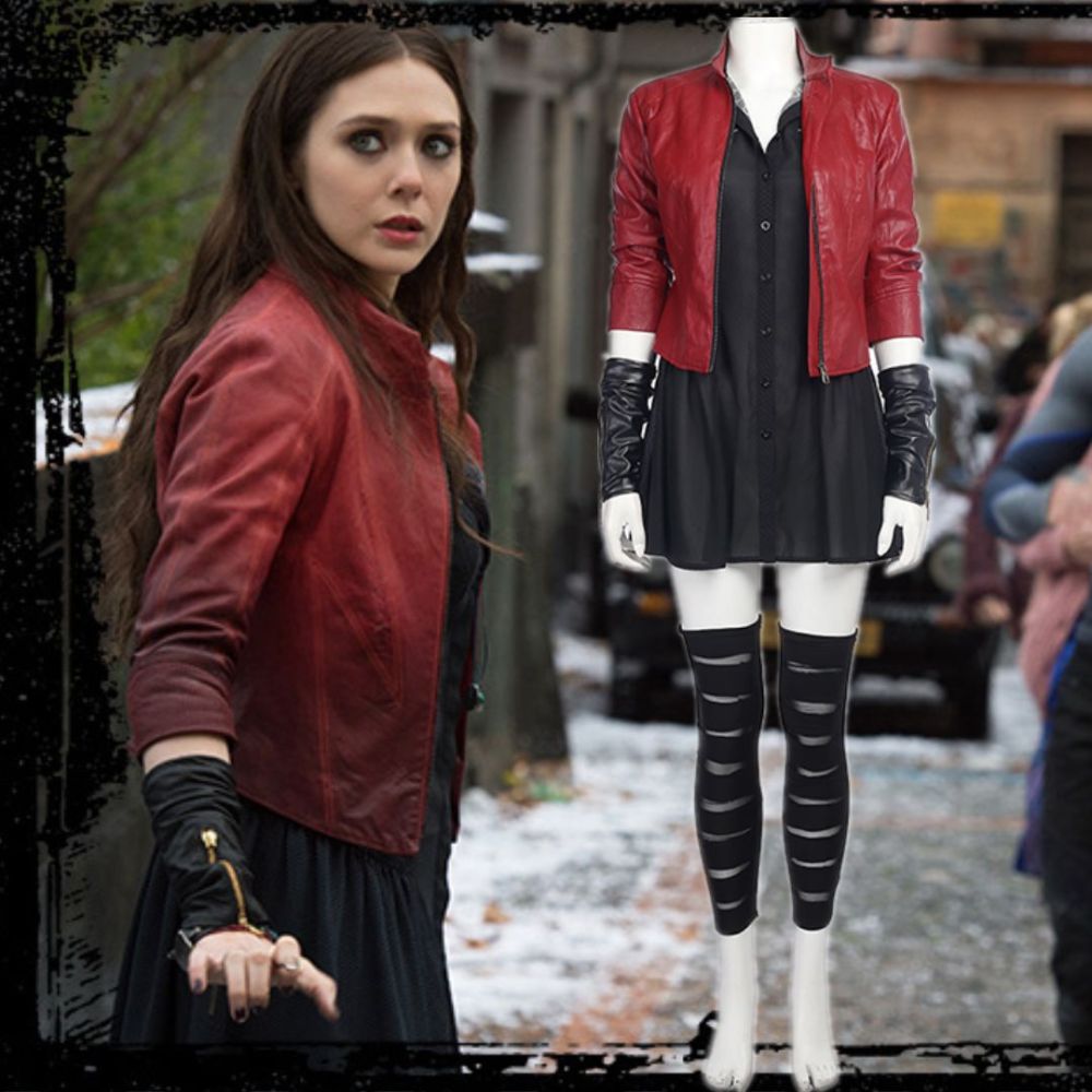 Scarlet Witch Wanda Maximoff Cosplay Costume-Avengers: Age of Ultron Takerlama