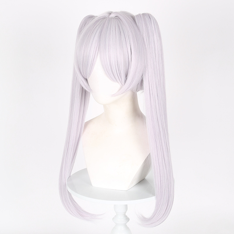 Frieren Beyond Journey`s End Frieren Cosplay Wig Elf Ears Sousou no Frieren Silver Hair Takerlama