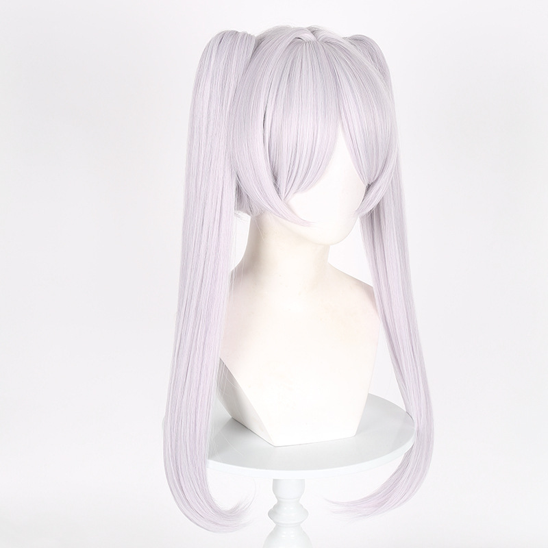 Frieren Beyond Journey`s End Frieren Cosplay Wig Elf Ears Sousou no Frieren Silver Hair Takerlama