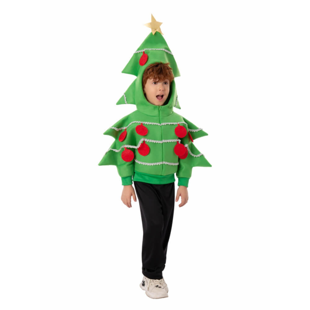 Christmas Tree Jacket X-Mas Party Cosplay Costume For Boys Takerlama