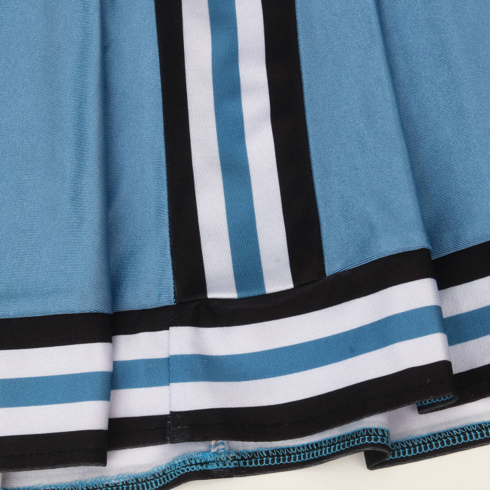 The Princess Diaries Olivia Rodrigo Good4U Cheer Costume Blue Cheerleader Dress-Takerlama