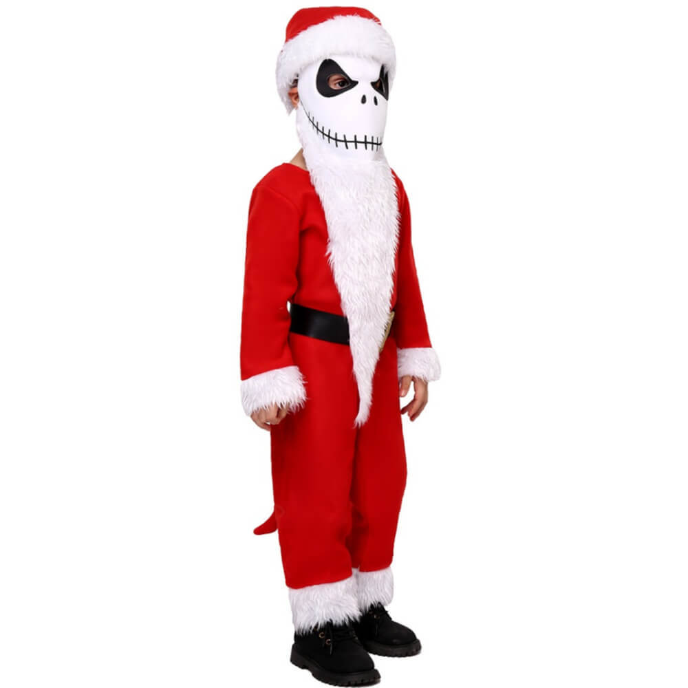 Child Jack Skellington Santa Costume The Nightmare Before Christmas Takerlama