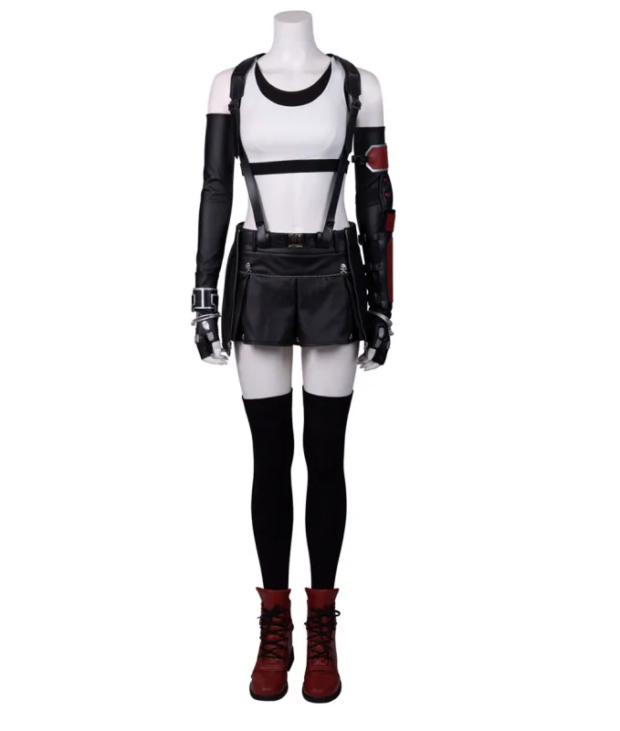 Deluxe Final Fantasy VII Remake Tifa Lockhart Cosplay Costume Takerlama