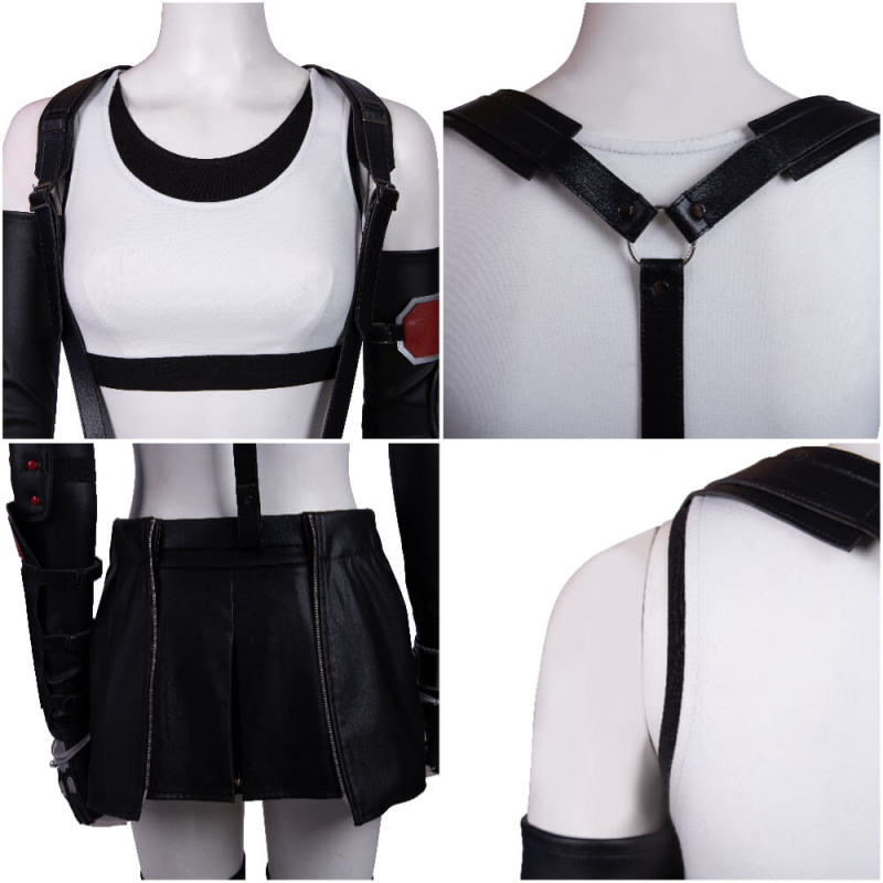 Deluxe Final Fantasy VII Remake Tifa Lockhart Cosplay Costume Takerlama