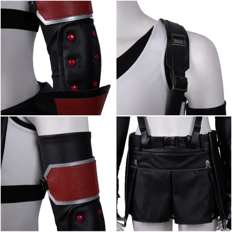 Deluxe Final Fantasy VII Remake Tifa Lockhart Cosplay Costume Takerlama