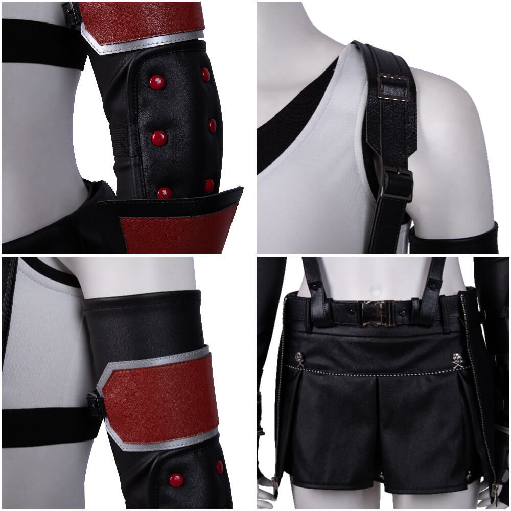 Deluxe Final Fantasy VII Remake Tifa Lockhart Cosplay Costume Takerlama