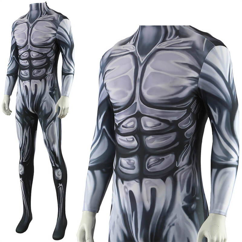 Marvel Silver Surfer Cosplay Costume Superhero Bodysuit Adults Kids Takerlama