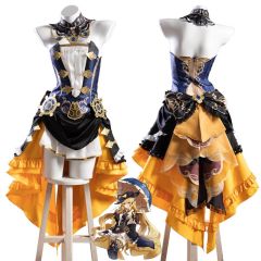 Genshin Impact Navia Cosplay Costume Deluxe Outfits Takerlama