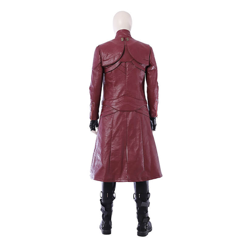 Devil May Cry V DMC5 Dante Aged Outfit Leather Cosplay Costume Takerlama