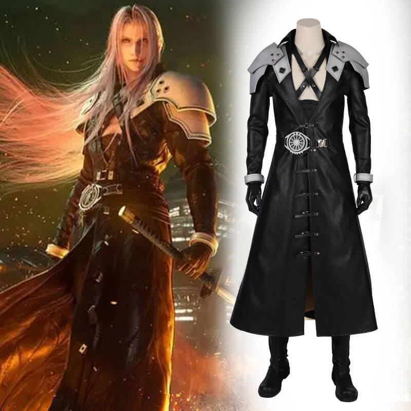FF7 Sephiroth Cosplay Costume  Final Fantasy VII Remake Takerlama