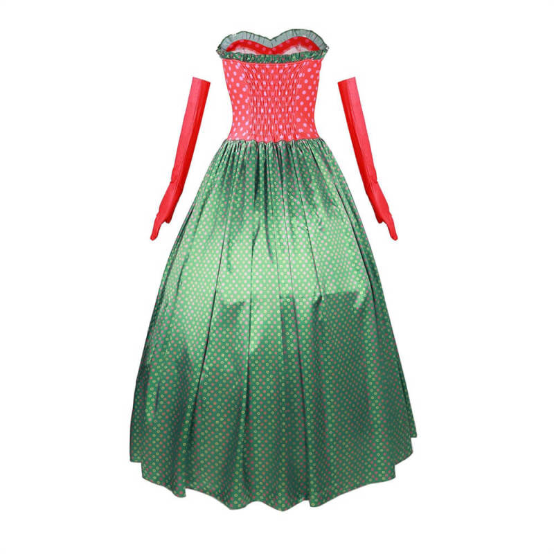 Martha May Whovier Dress Christmas Cosplay Costume How the Grinch Stole Christmas Takerlama