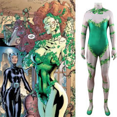 Batman Hush Poison Ivy Cosplay Costume DC Comic Zentai Suit Adults Kids Takerlama