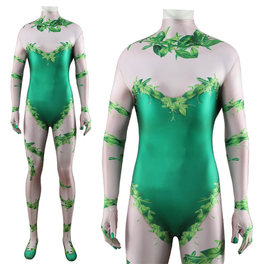 Batman Hush Poison Ivy Cosplay Costume DC Comic Zentai Suit Adults Kids Takerlama