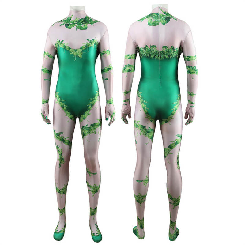 Batman Hush Poison Ivy Cosplay Costume DC Comic Zentai Suit Adults Kids Takerlama