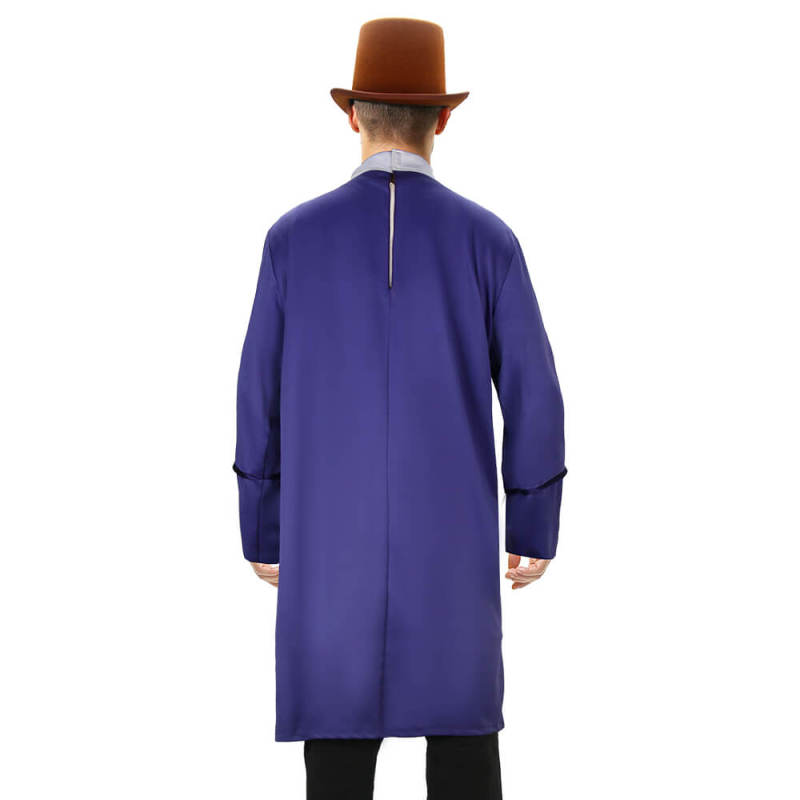 Willy Wonka Cosplay Costume Tops Hat Charlie and the Chocolate Factory Takerlama