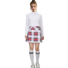 Women's Friends Rachel Costume TV Series Cosplay Shirt Skirt Stockings Takerlama In Stock