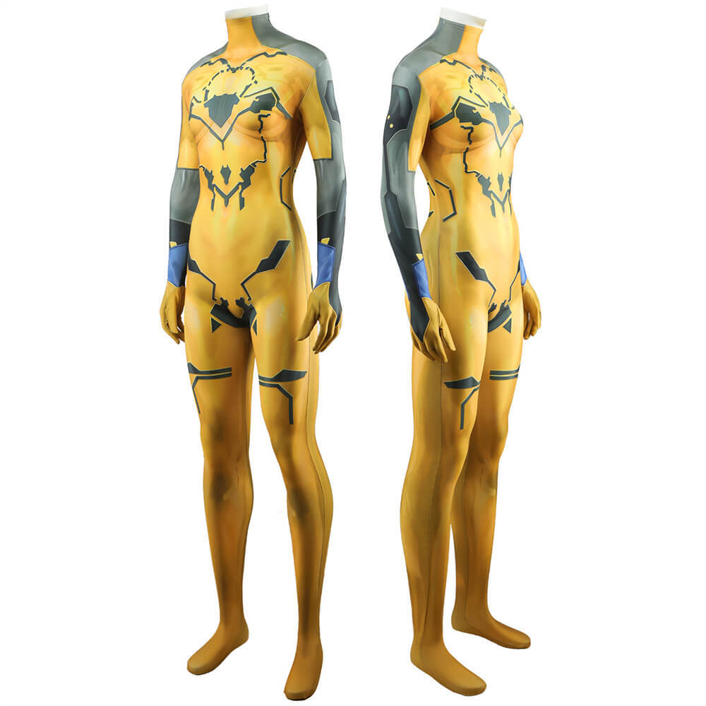 Phantasy Star Online 2 Quna Cosplay Costume Spandex Bodysuit PSO2 Takerlama