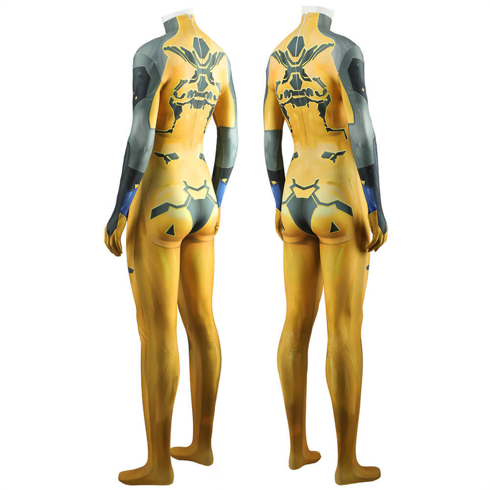 Phantasy Star Online 2 Quna Cosplay Costume Spandex Bodysuit PSO2 Takerlama