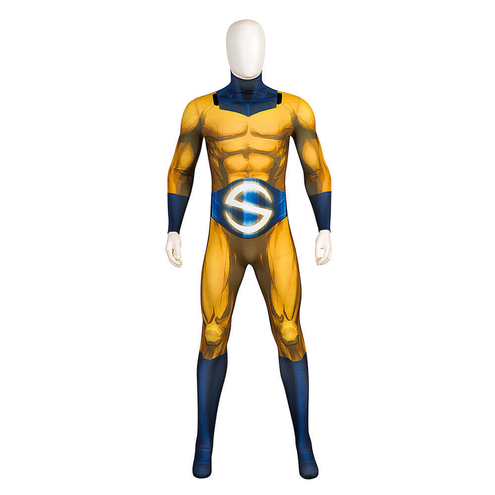 Marvel Sentry Cosplay Costume 3D Printed Jumpsuit With Cloak Takerlama