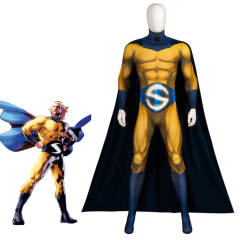 Marvel Sentry Cosplay Costume 3D Printed Jumpsuit With Cloak Takerlama