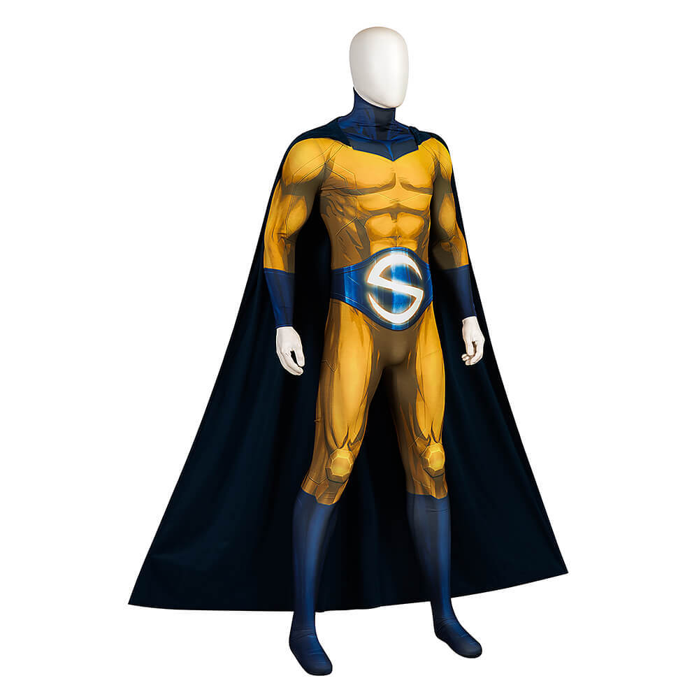 Marvel Sentry Cosplay Costume 3D Printed Jumpsuit With Cloak Takerlama
