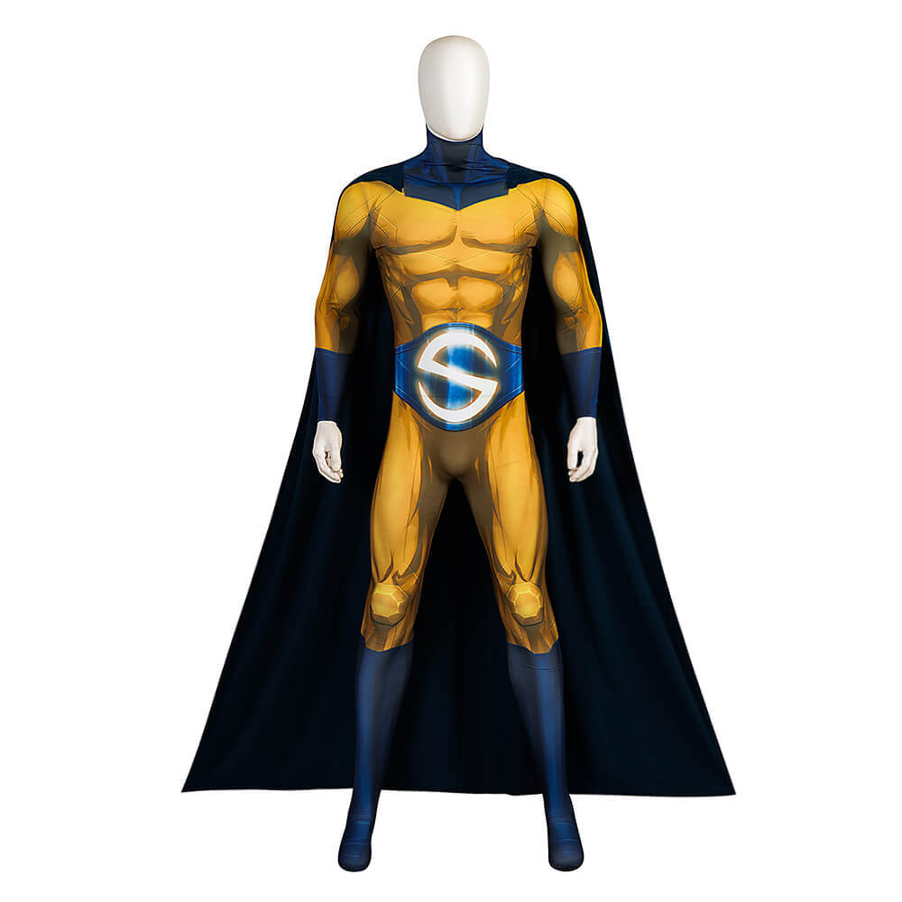 Marvel Sentry Cosplay Costume 3D Printed Jumpsuit With Cloak Takerlama