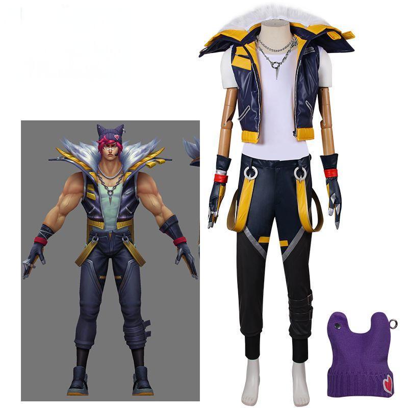 LOL League of Legends Heartsteel Sett Cosplay Costume Takerlama