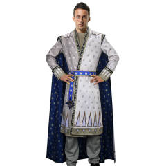 Takerlama Movie Wish King Magnifico Cosplay Costume Evil King White Outsuit In Stock