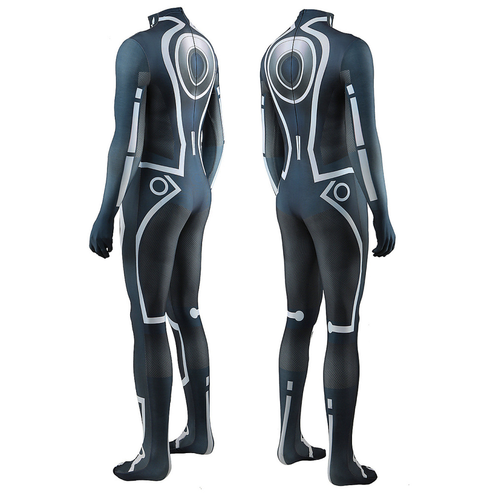 Tron Legacy Costume Sam Flynn Cosplay Bodysuit Takerlama
