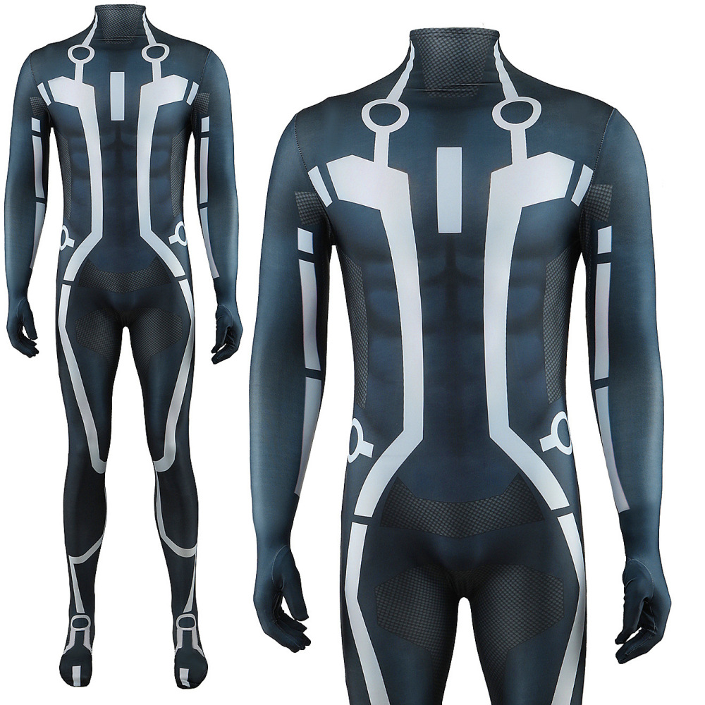 Tron Legacy Costume Sam Flynn Cosplay Bodysuit Takerlama