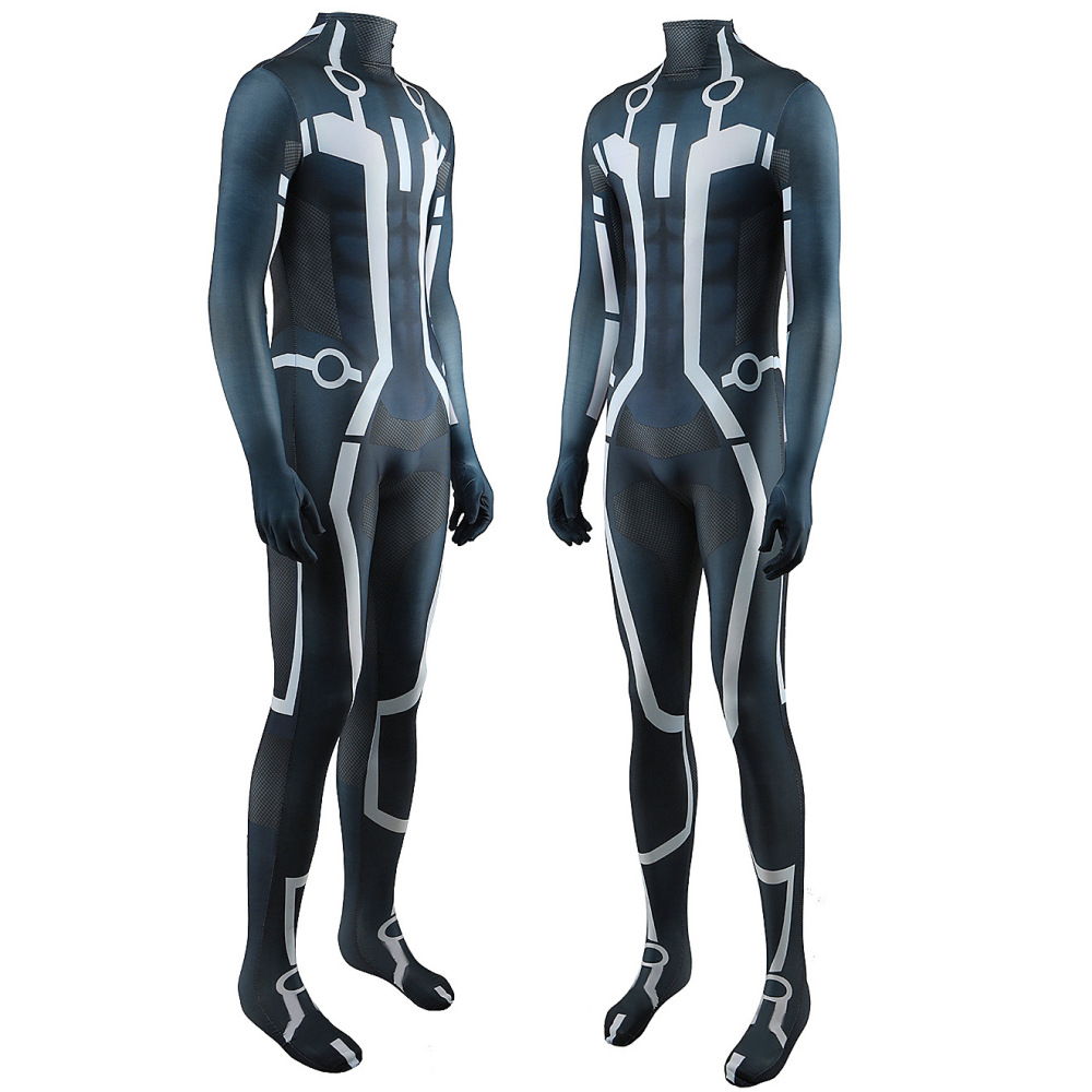 Tron Legacy Costume Sam Flynn Cosplay Bodysuit Takerlama