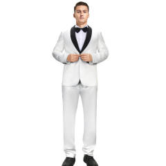 21 Jump Street Jenko Cosplay Costume Schmidt Jenko White Tuxedo Takerlama