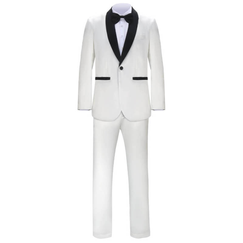 21 Jump Street Jenko Cosplay Costume Schmidt Jenko White Tuxedo Takerlama