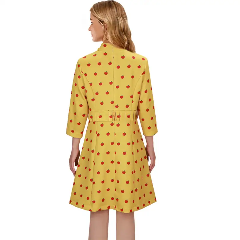 Mrs. Fox Dress Fantastic Mr. Fox Movie  Cosplay Costume Takerlama
