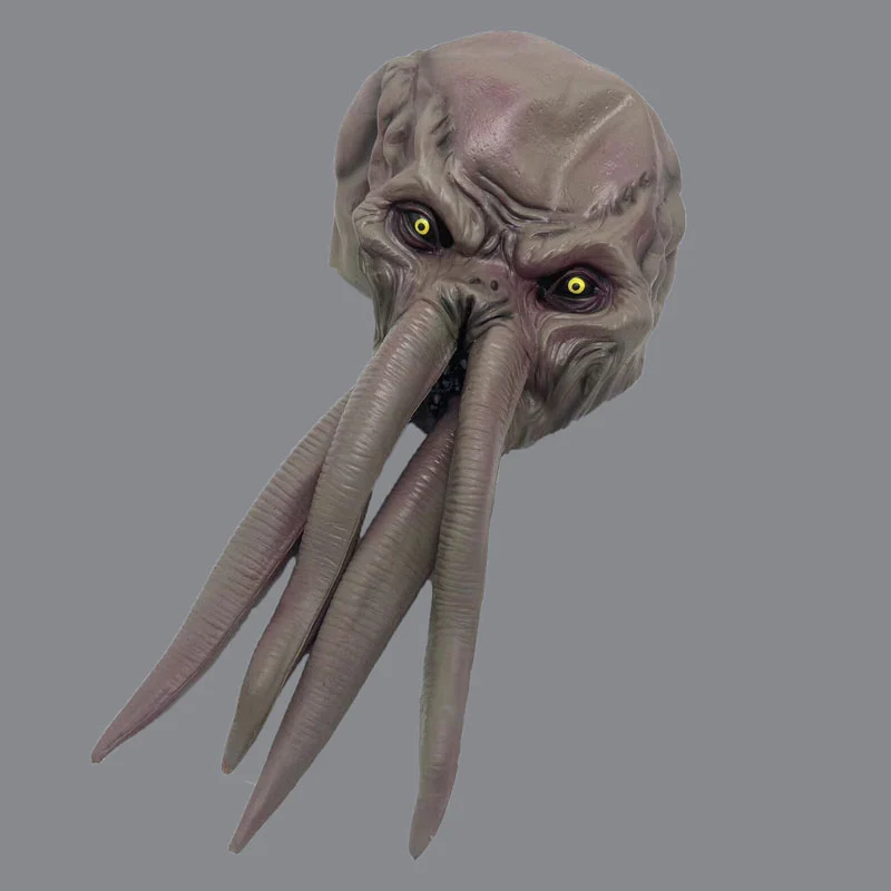 Baldur Gate 3 Mind Flayer Mask Latex Cosplay Prop Takerlama