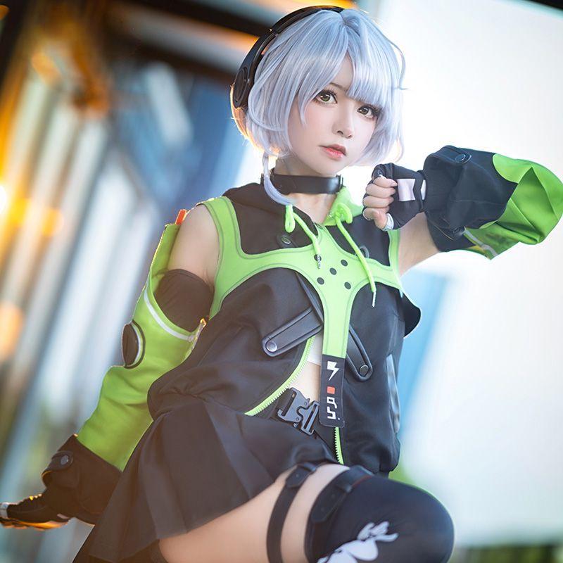 Adult Zenless Zone Zero Gentle House Anby Demara Cosplay Costume Takerlama
