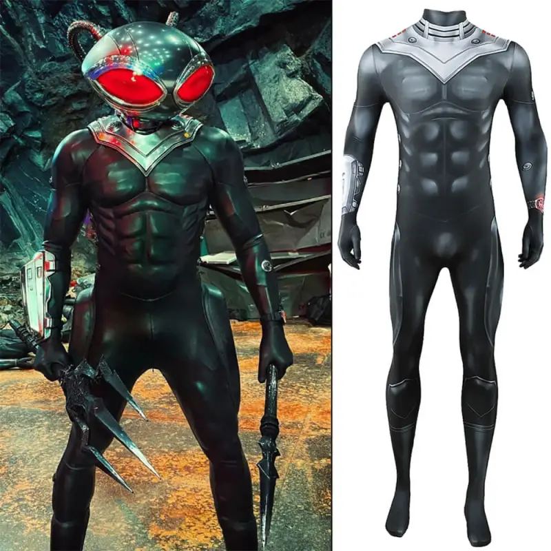 Aquaman and the Lost Kingdom Movie Black Manta Jumpsuit Party Carnival