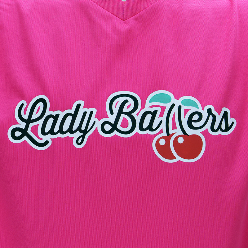 Lady Ballers Basketball Jersey Pink Team Cosplay Costume Takerlama
