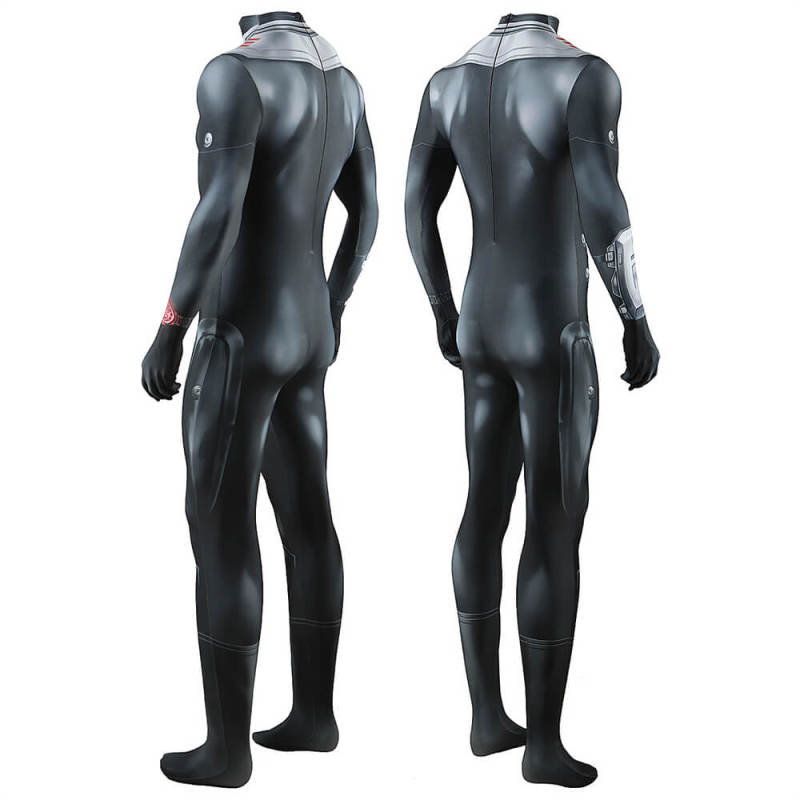 Aquaman and the Lost Kingdom Black Manta Jumpsuit Cosplay Costume Adults Kids Takerlama