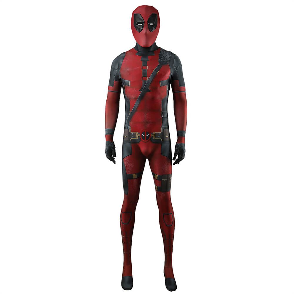 Deadpool 3 Wade Wilson Jumpsuit Marvel Mr. Pool Cosplay Costume