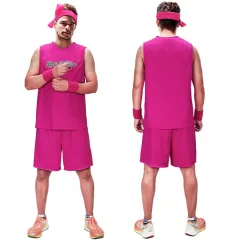 Lady Ballers Basketball Jersey Pink Team Cosplay Costume Takerlama