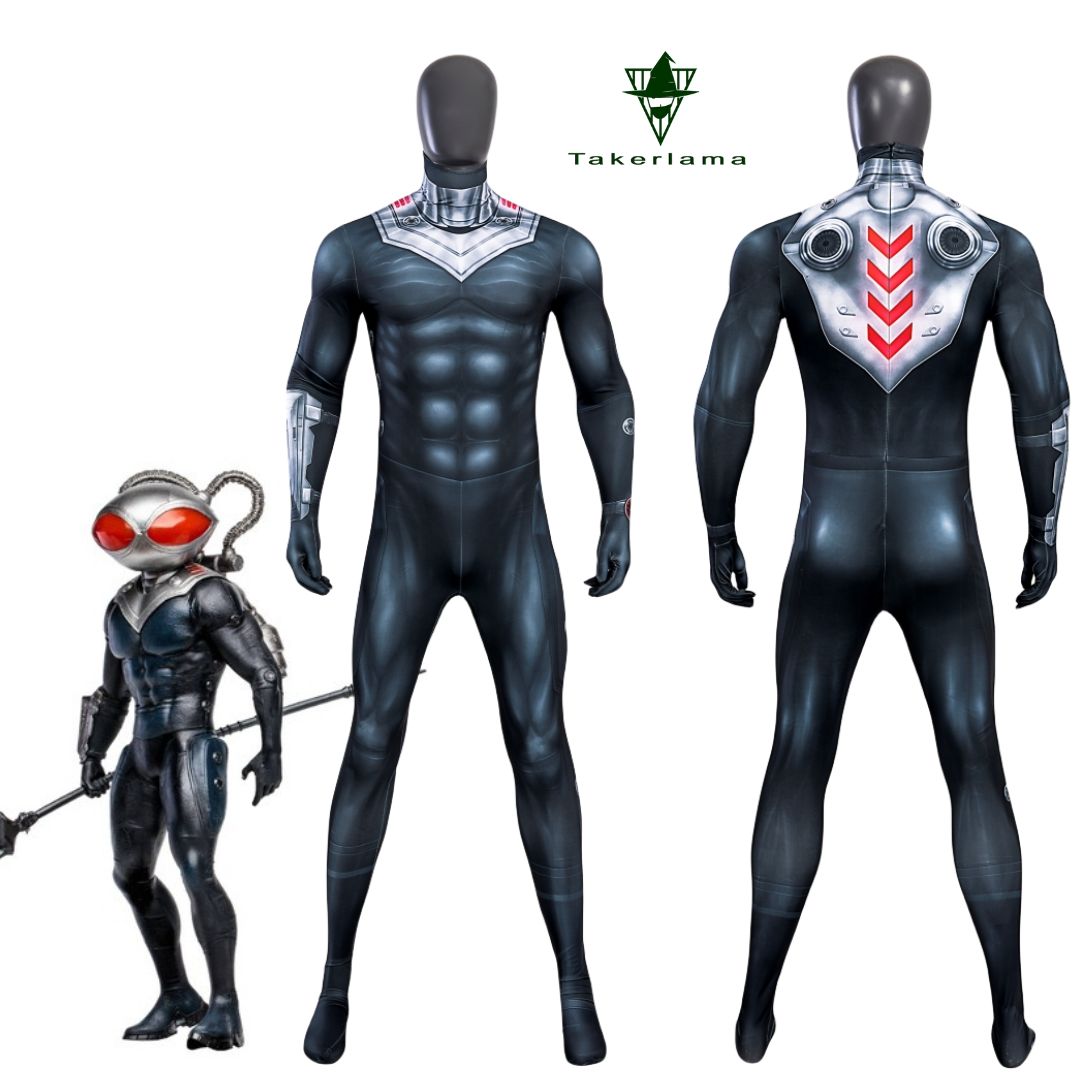 Black Manta Cosplay Jumpsuit Supervillain Costume Aquaman and the Lost  Kingdom Takerlama