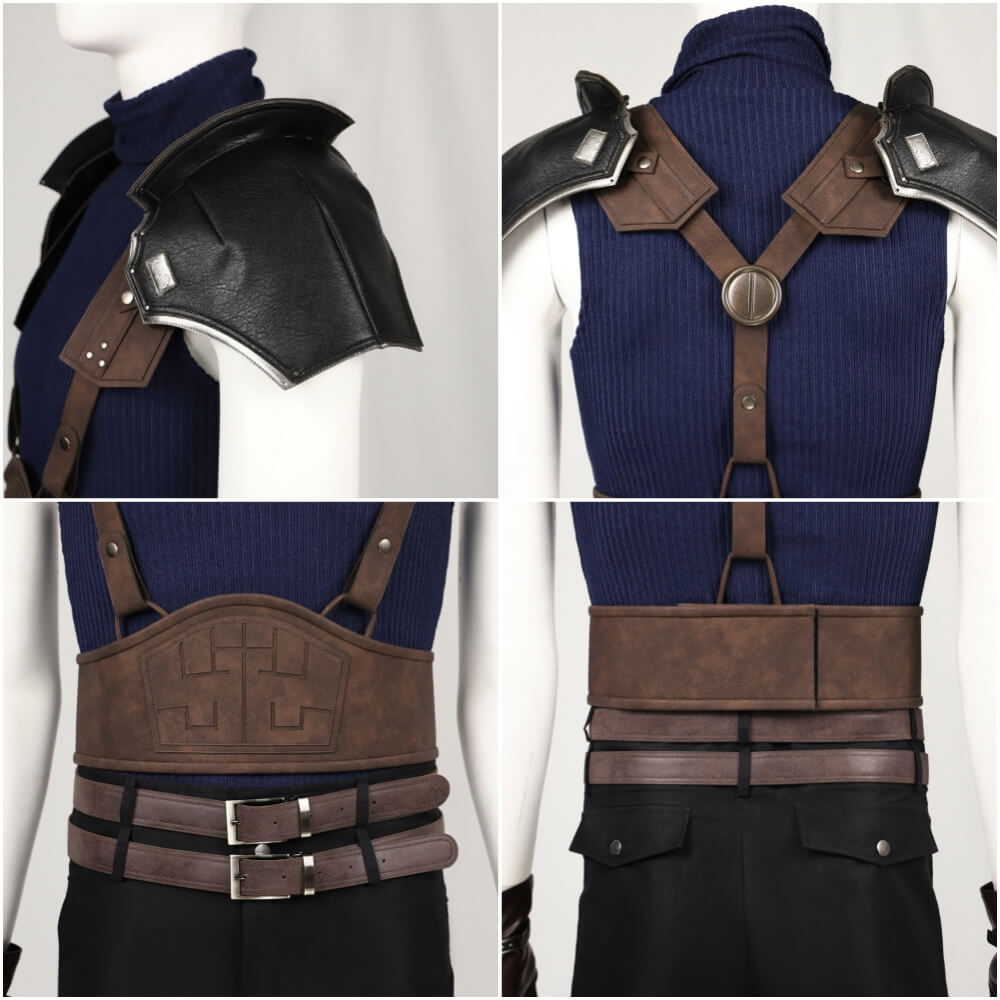 Final Fantasy VII Remake Zack Fair Cosplay Costume Boots Game