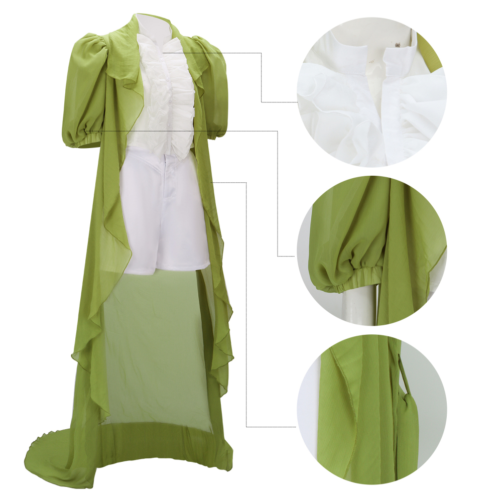Poor Things Bella Baxter Cosplay Costume Cape Takerlama
