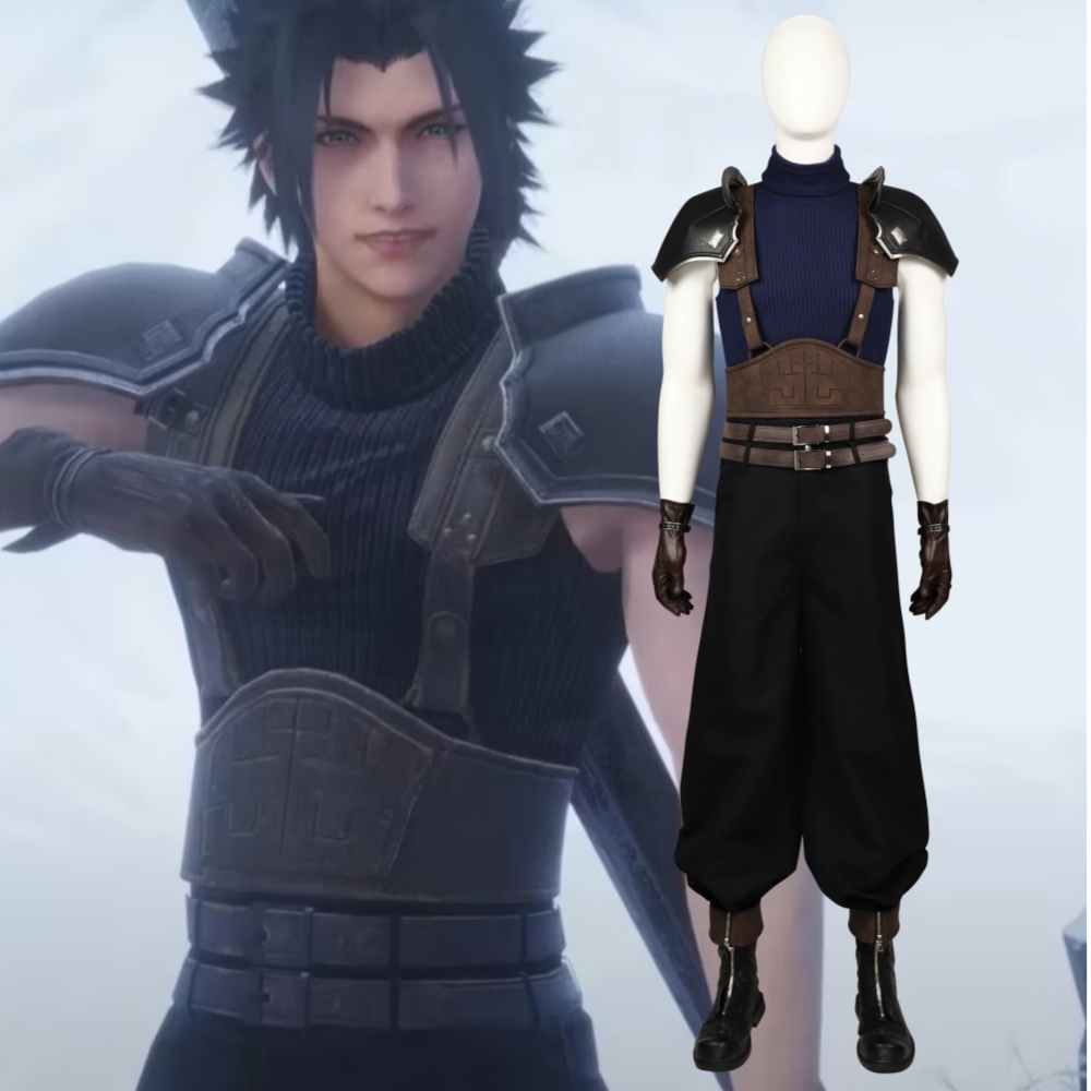 Final Fantasy VII Remake Zack Fair Cosplay Costume Boots Game Takerlama