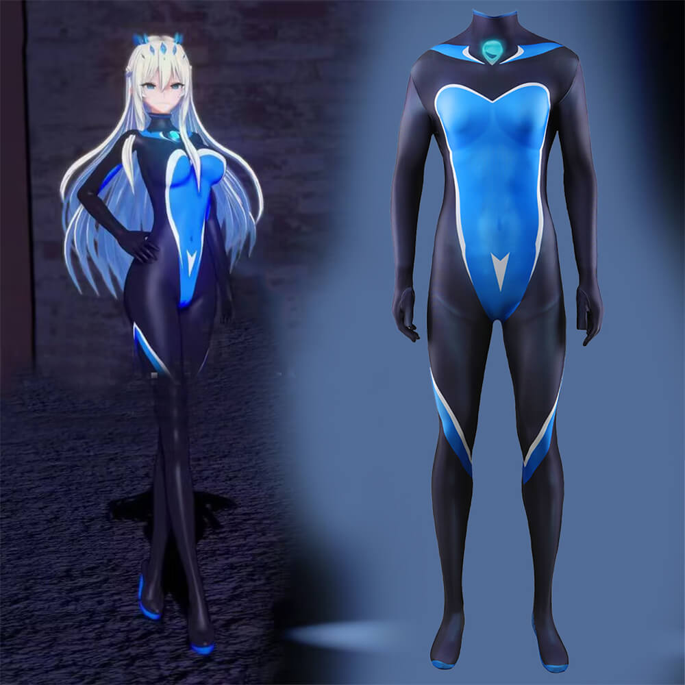 Avatar Cosplay Costume Kids Zentai Bodysuit Hero Jumpsuits Bule Alien  Monster Halloween Cos Clothing Kids Boy Girl Party Costum