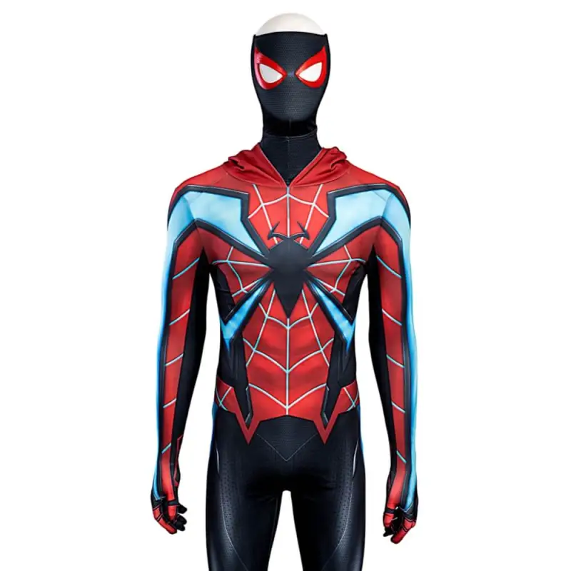 Kids Avenger Spiderman Suit Miles Morales PS5 Symbiote Black