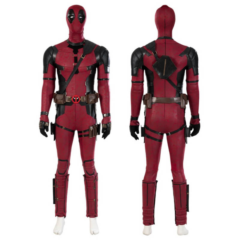 Deadpool 3 Wade Wilson Cosplay Costume Mask (No Knives Gun) In stock Takerlama